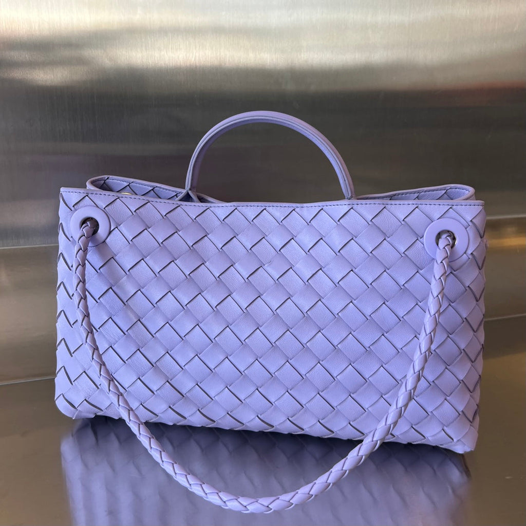 Bottega Veneta Small Andiamo 29 in Light Purple Lambskin Bag
