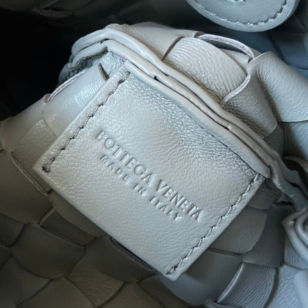 Bottega Veneta Sardine 20 with Chain in Light Grey Lambskin Bag