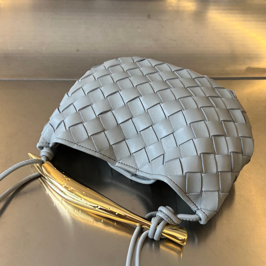 Bottega Veneta Sardine 20 with Chain in Light Grey Lambskin Bag