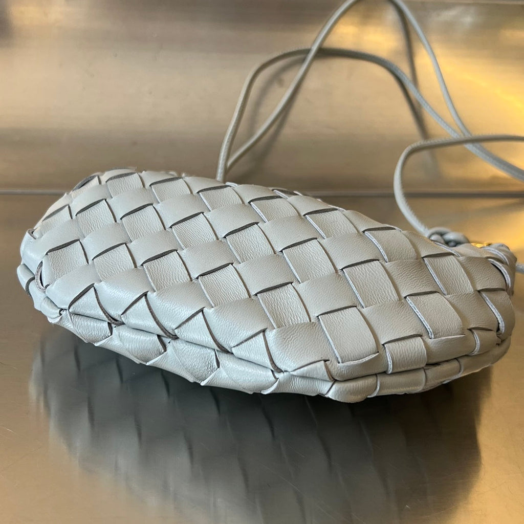Bottega Veneta Sardine 20 with Chain in Light Grey Lambskin Bag