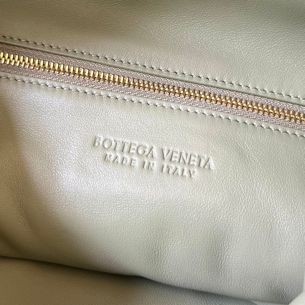 Bottega Veneta Large Hop 54 in Sardine Grey Lambskin Bag