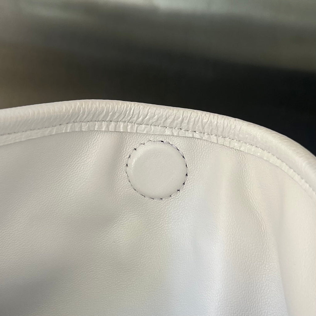 Bottega Veneta Large Hop 54 in White Lambskin Bag