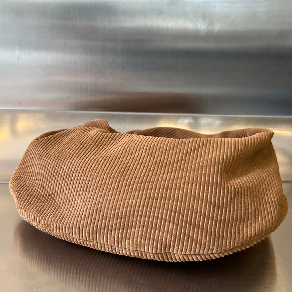 Bottega Veneta Mini Jodie 36 cm in Russet Brown Corduroy Bag