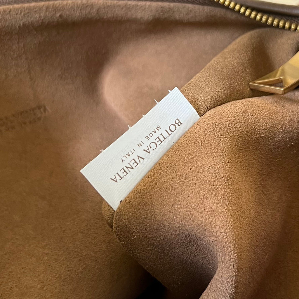 Bottega Veneta Mini Jodie 36 cm in Russet Brown Corduroy Bag