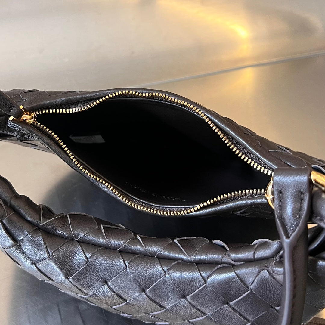 Bottega Veneta Medium Gemelli 36 Chocolate Lambskin Bag