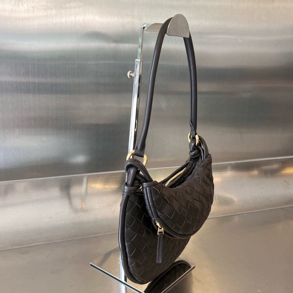 Bottega Veneta Medium Gemelli 36 Chocolate Lambskin Bag