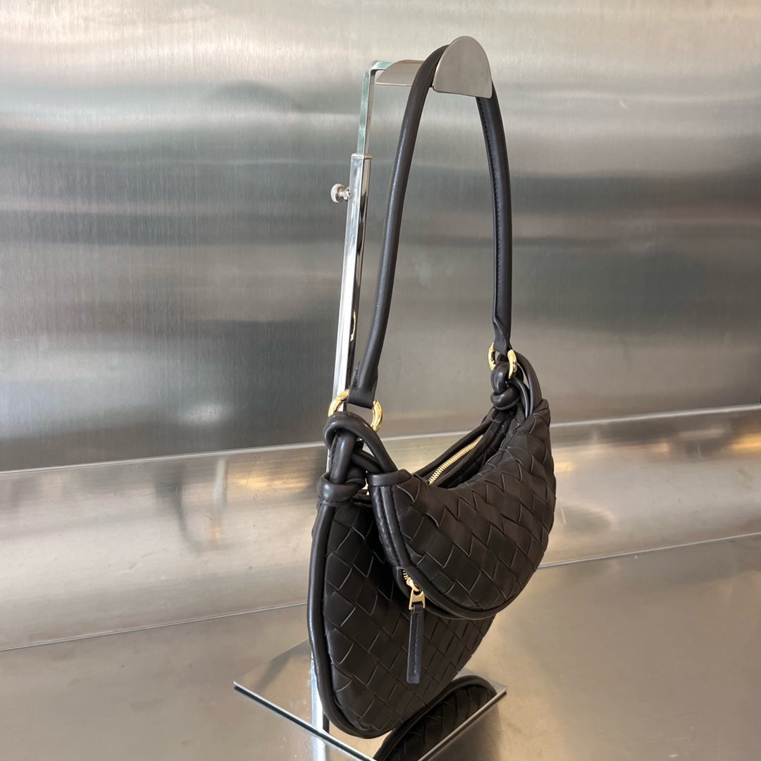 Bottega Veneta Medium Gemelli 36 Chocolate Lambskin Bag