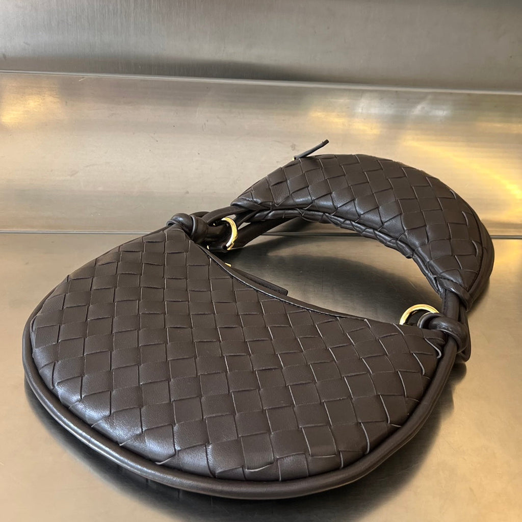 Bottega Veneta Medium Gemelli 36 Chocolate Lambskin Bag