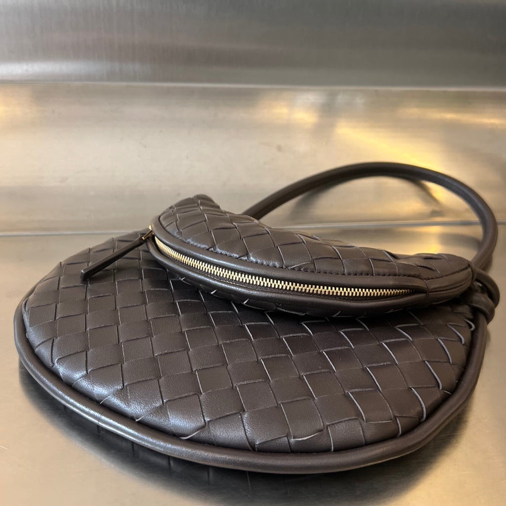 Bottega Veneta Medium Gemelli 36 Chocolate Lambskin Bag