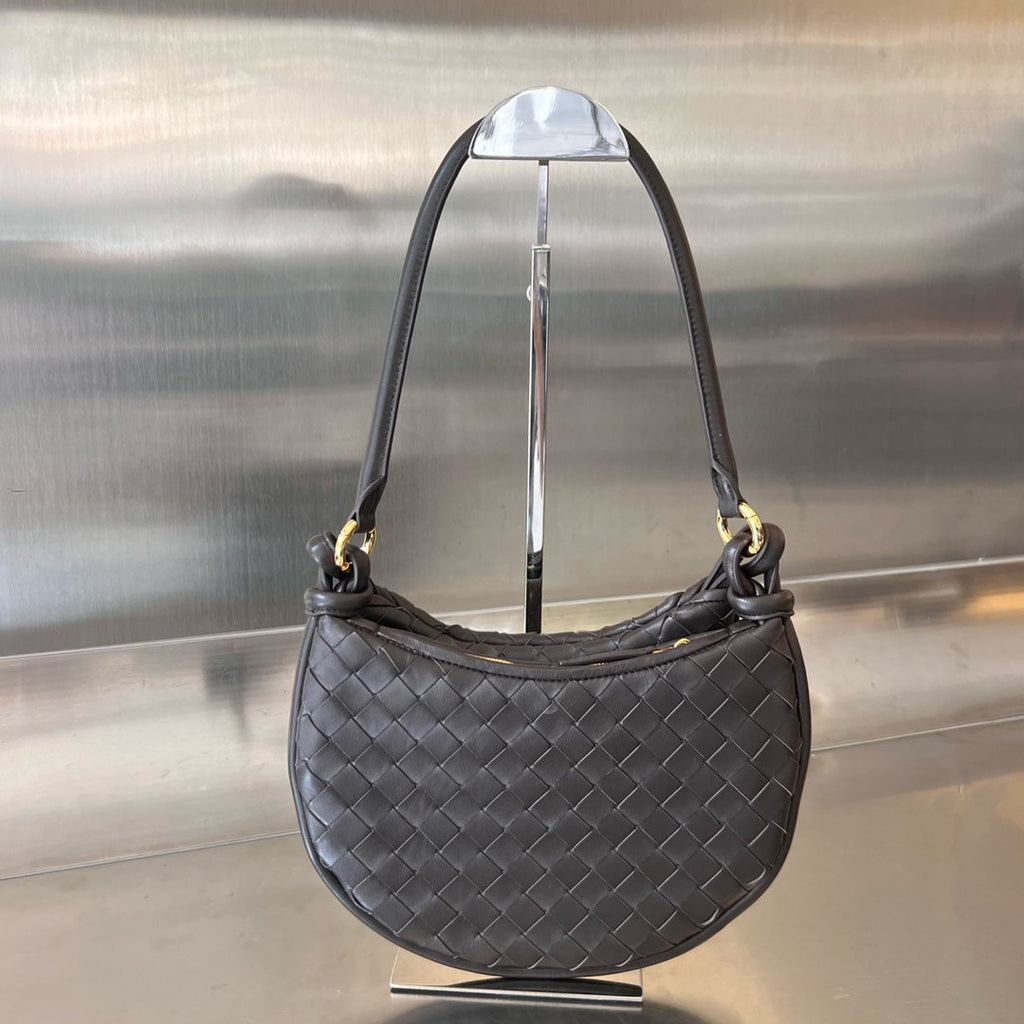 Bottega Veneta Medium Gemelli 36 Chocolate Lambskin Bag