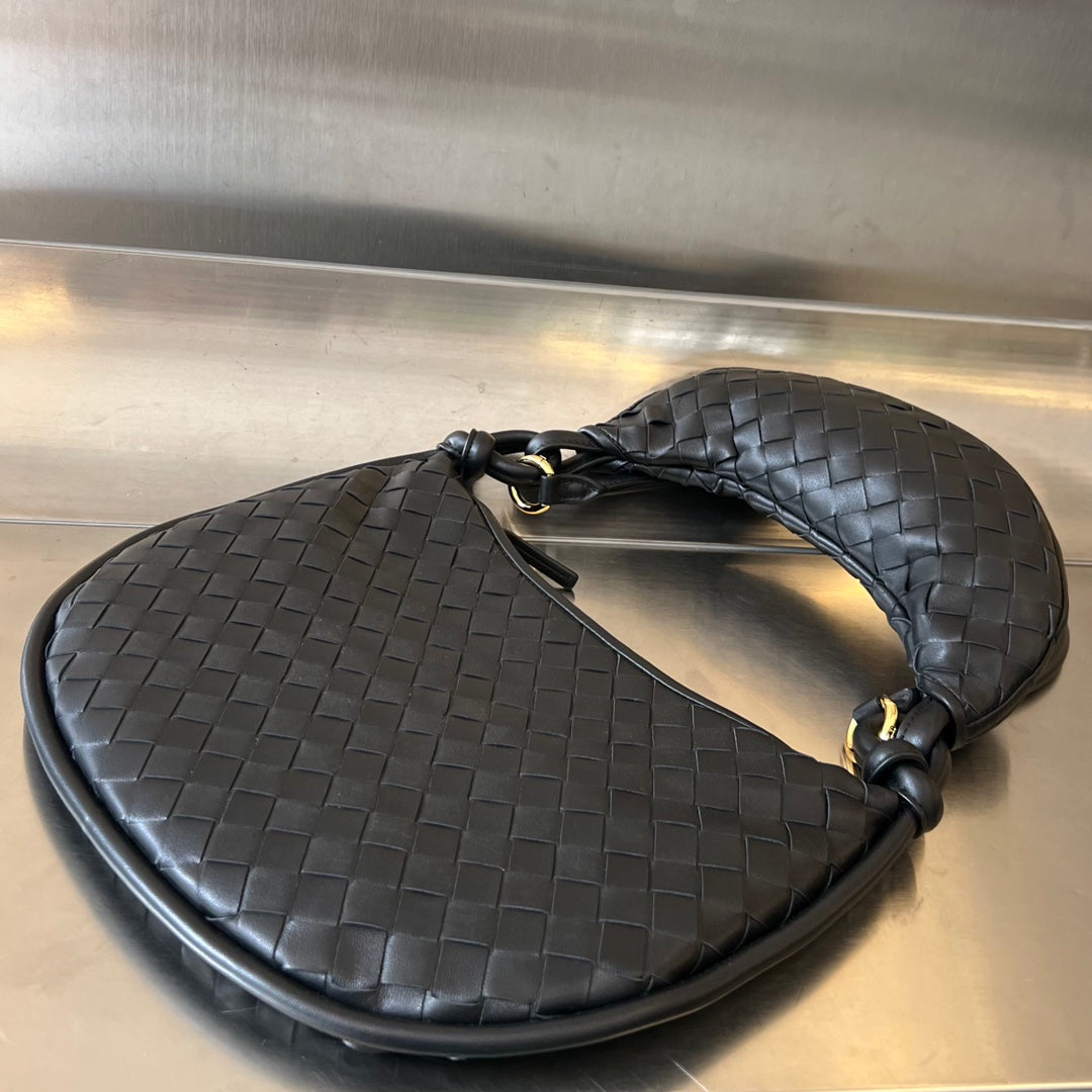 Bottega Veneta Medium Gemelli 36 Black Lambskin Bag