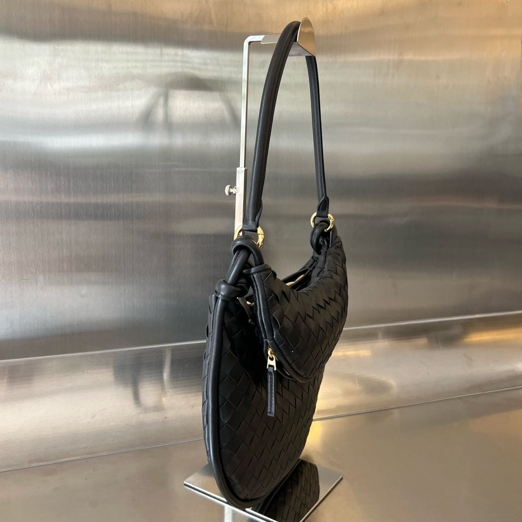 Bottega Veneta Medium Gemelli 36 Black Lambskin Bag
