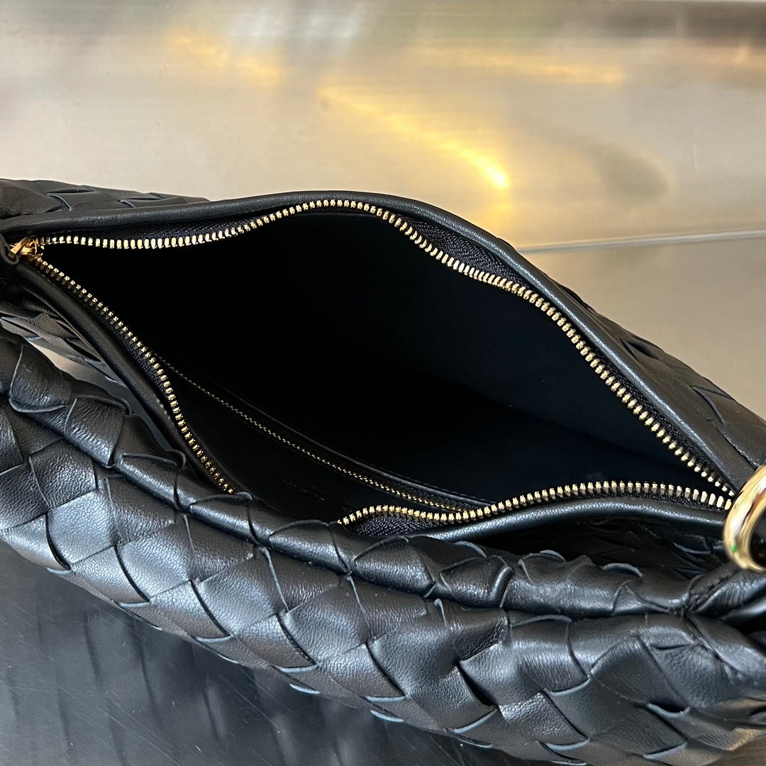Bottega Veneta Medium Gemelli 36 Black Lambskin Bag