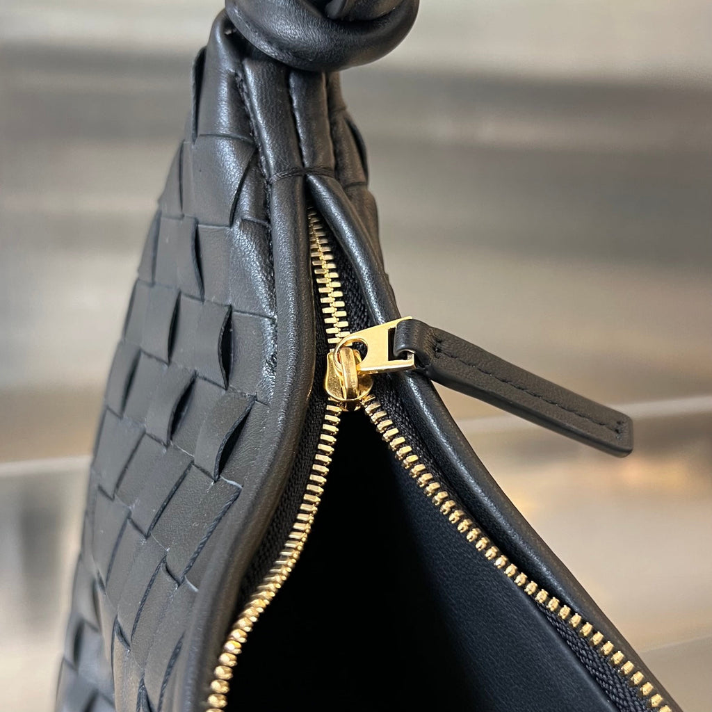 Bottega Veneta Medium Gemelli 36 Black Lambskin Bag