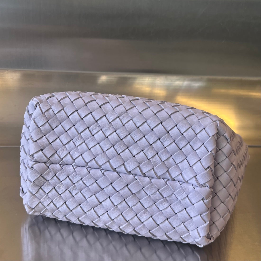 Bottega Veneta Mini Cabat 20 in Lilac Purple Lambskin Bag