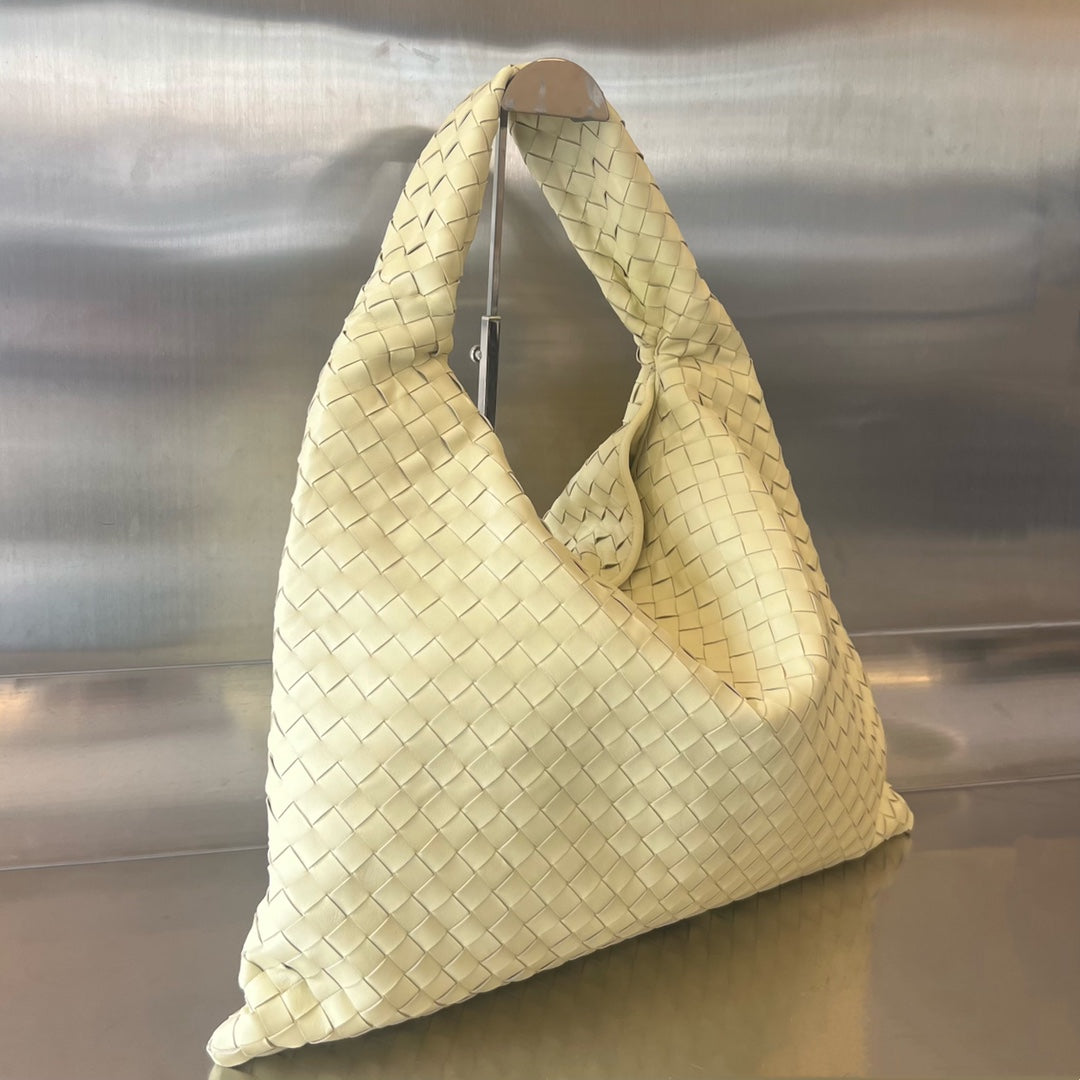 Bottega Veneta Large Hop 54 in Dark Cream Lambskin Bag