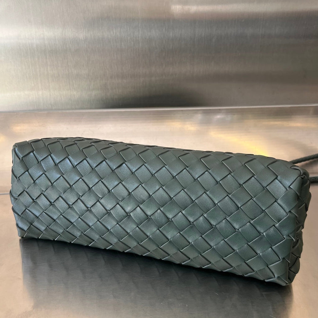 Bottega Veneta Small Andiamo 29 in Dark Green Lambskin Bag