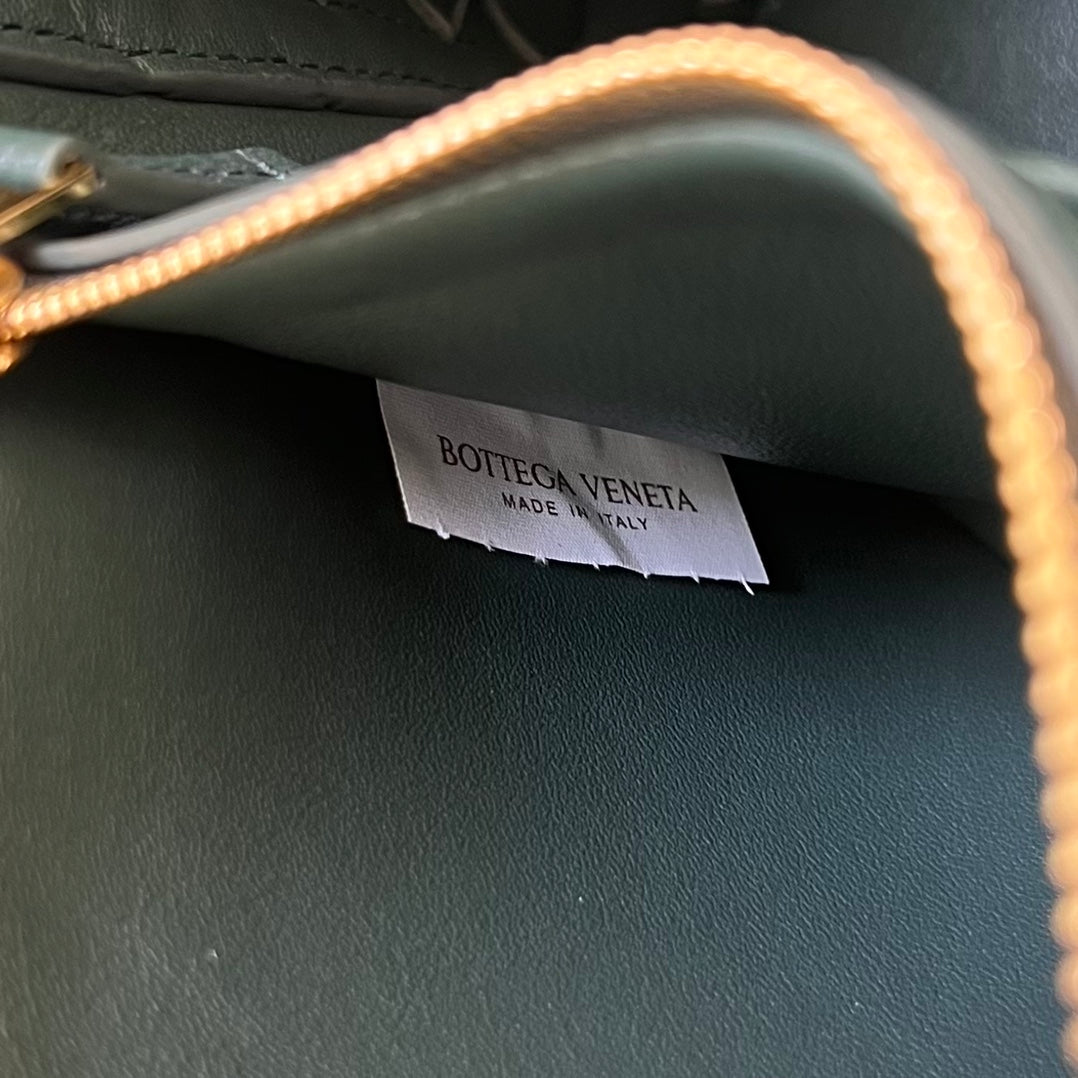 Bottega Veneta Small Andiamo 29 in Dark Green Lambskin Bag