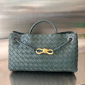 Bottega Veneta Small Andiamo 29 in Dark Green Lambskin Bag