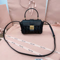 Matelassé Bag 17 in Black Lambskin Gold Hardware