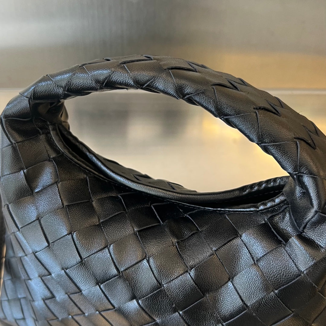 Bottega Veneta Mini Hop 25 in Black Calfskin Bag