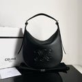 Celine Triomphe 31 Calfskin Black Bag