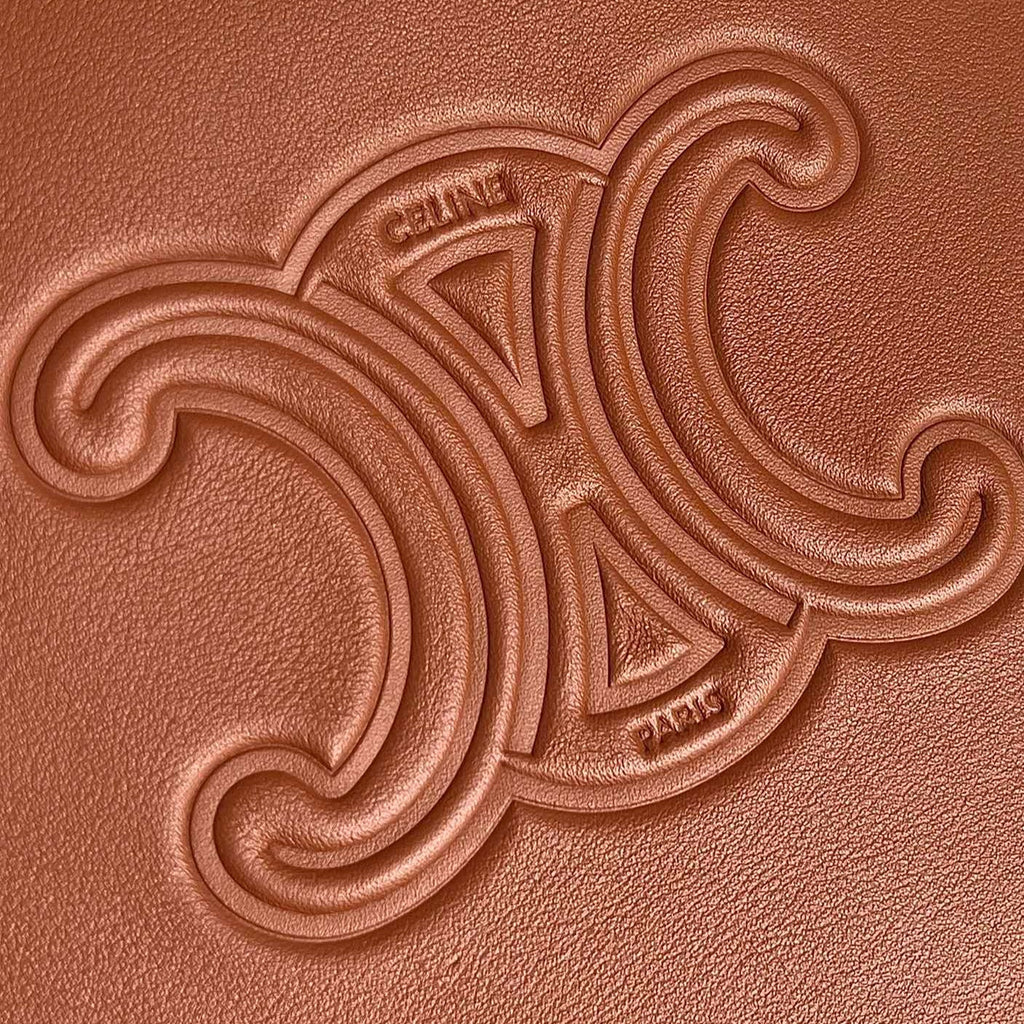 Celine Triomphe 31 Tan Brown Calfskin Bag