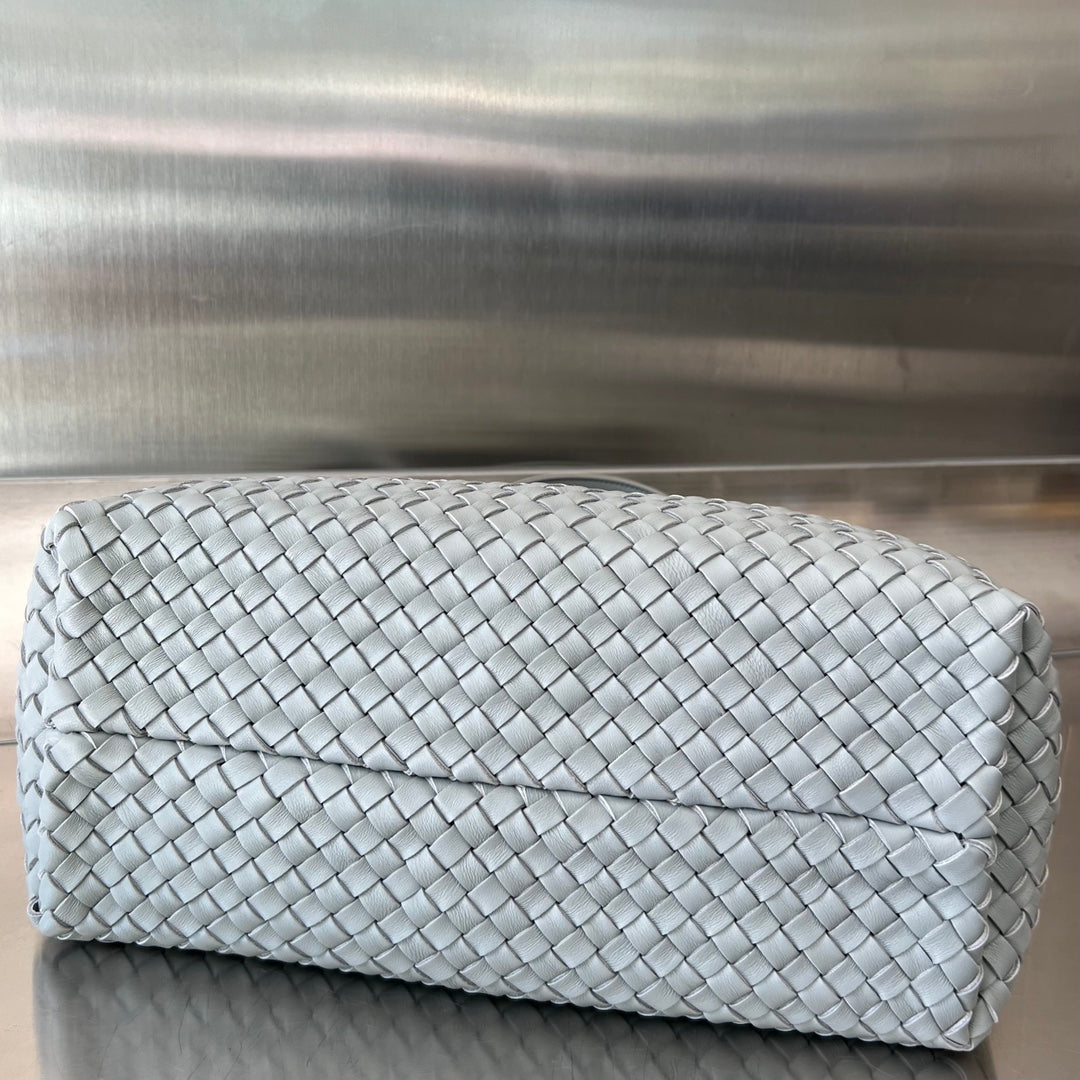 Bottega Veneta Small Cabat 32 in Rhino Gray Lambskin Bag