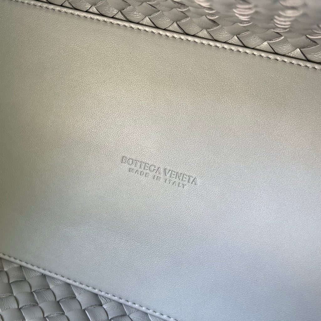 Bottega Veneta Small Cabat 32 in Rhino Gray Lambskin Bag