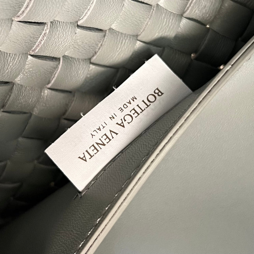 Bottega Veneta Small Cabat 32 in Rhino Gray Lambskin Bag