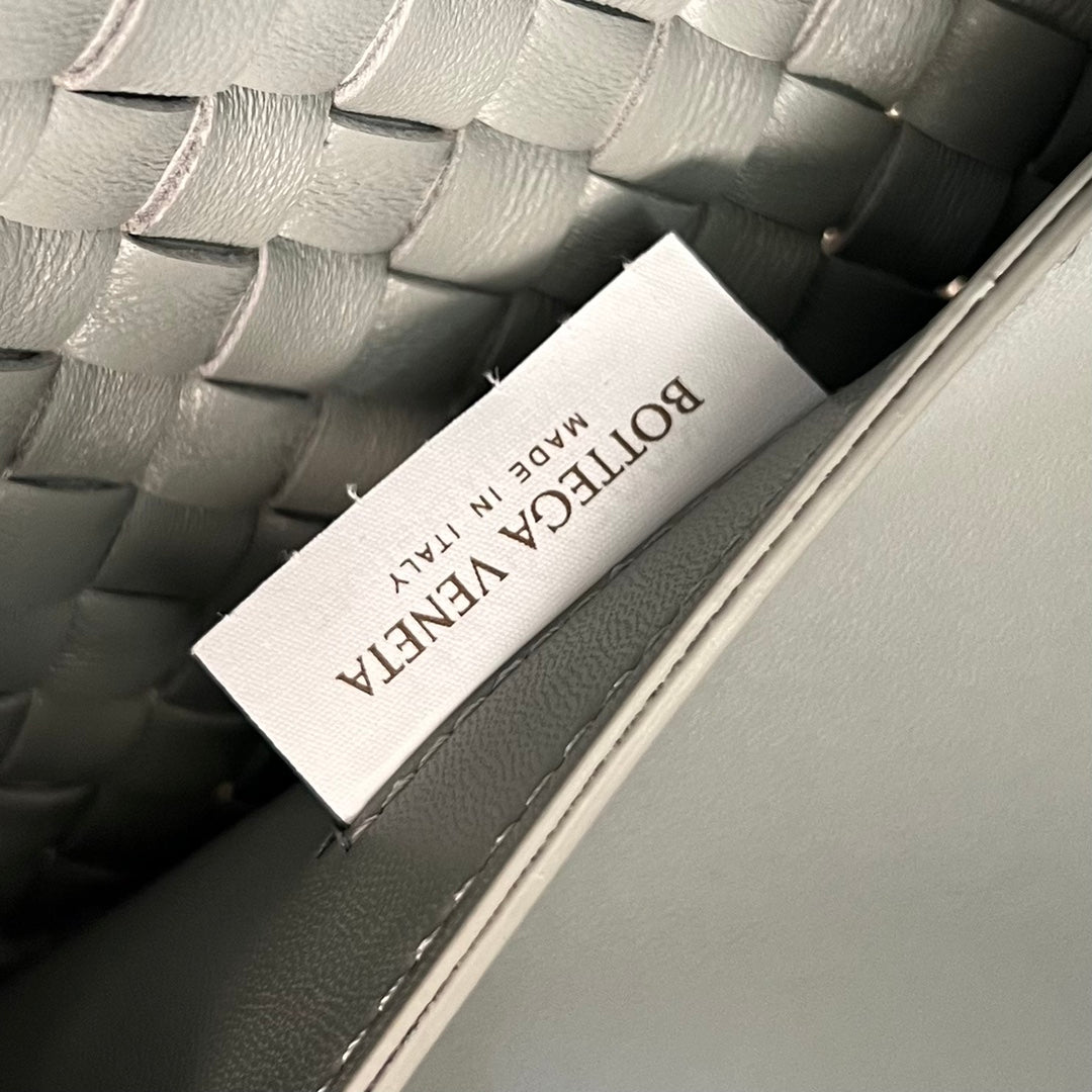 Bottega Veneta Small Cabat 32 in Rhino Gray Lambskin Bag