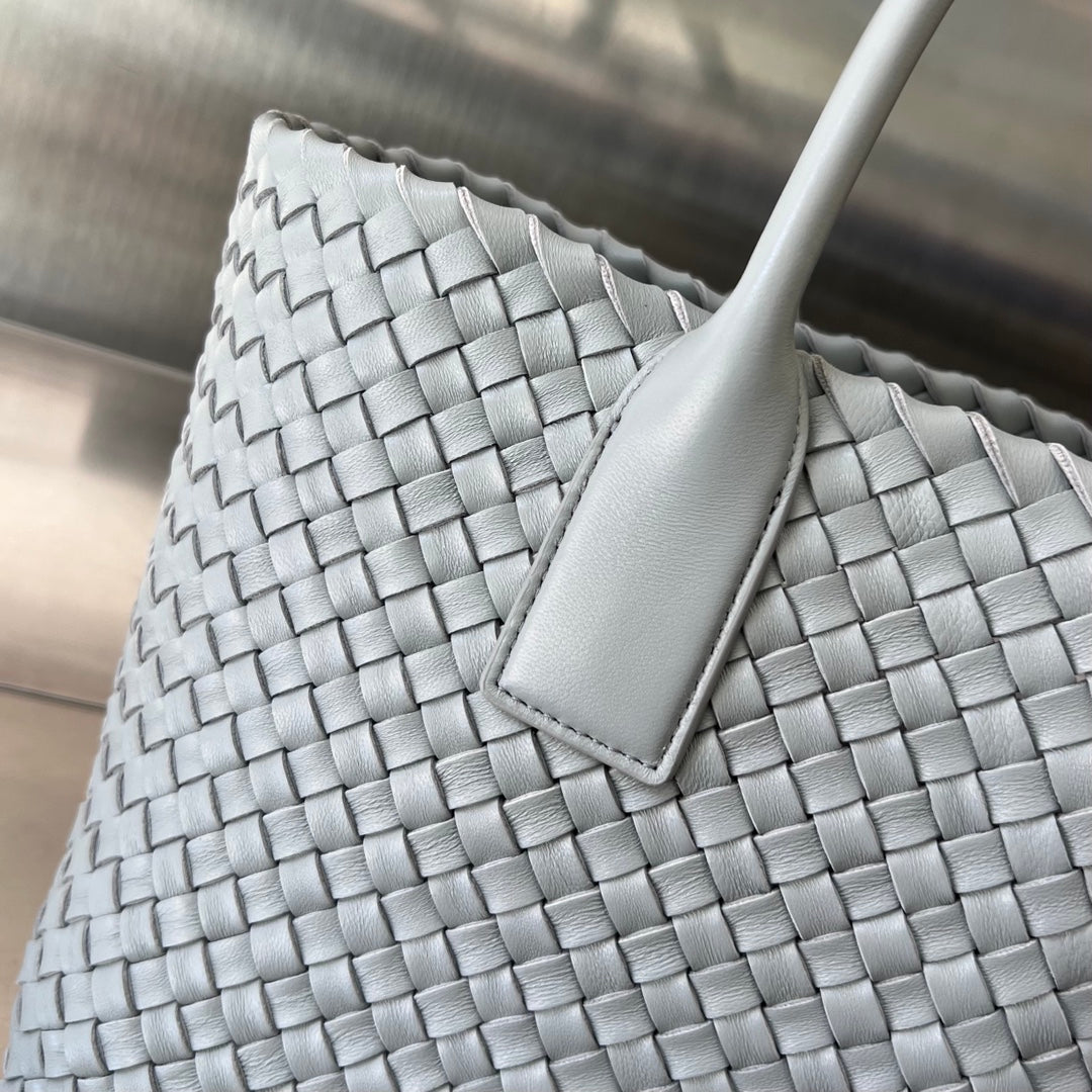 Bottega Veneta Small Cabat 32 in Rhino Gray Lambskin Bag