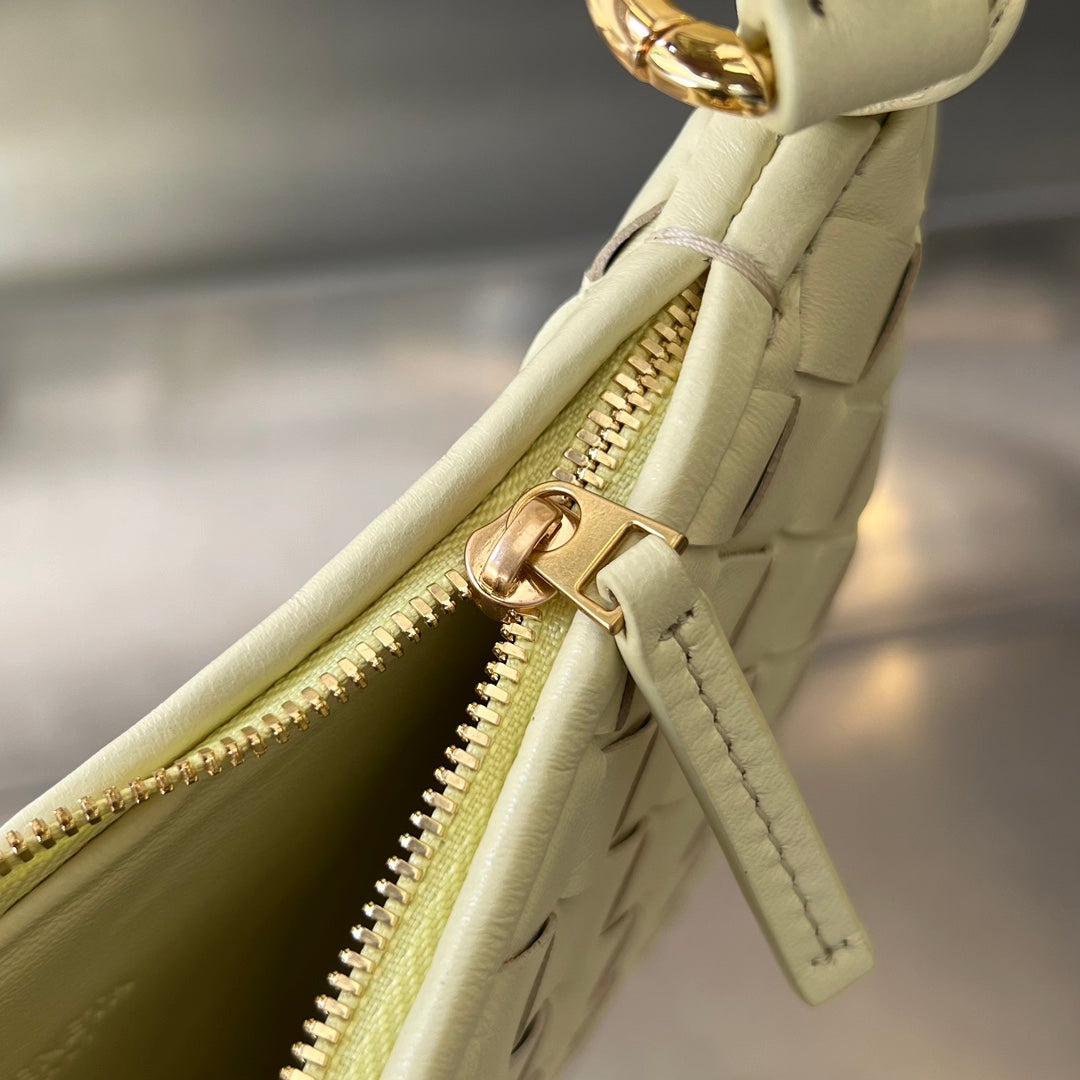 Bottega Veneta Small Gemelli 24 in Light Yellow Lambskin Bag