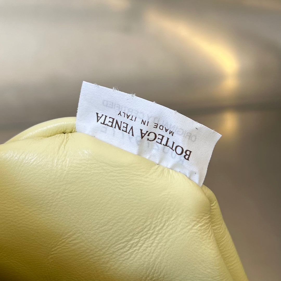 Bottega Veneta Small Gemelli 24 in Light Yellow Lambskin Bag