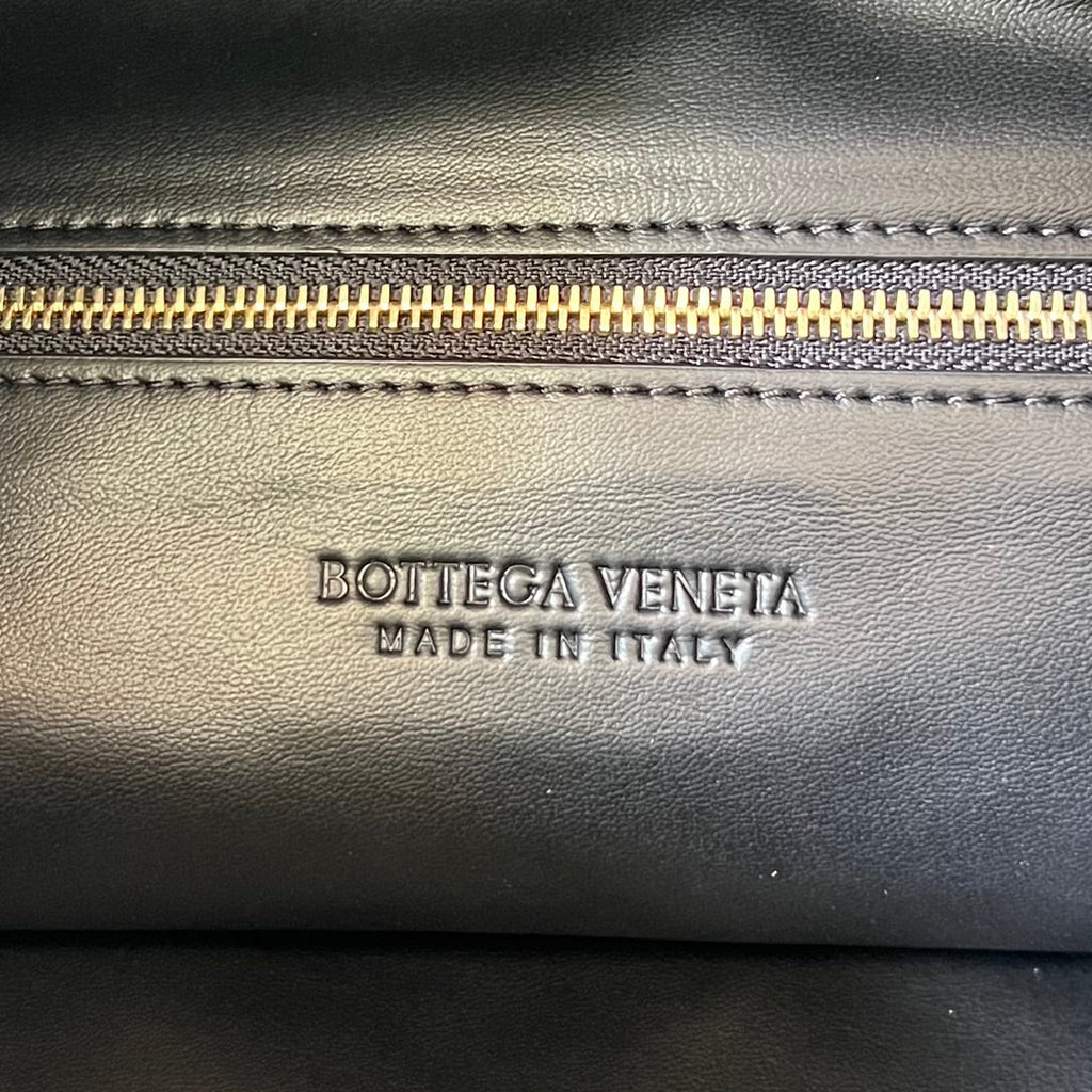Bottega Veneta Large Hop 54 in Black Lambskin Bag