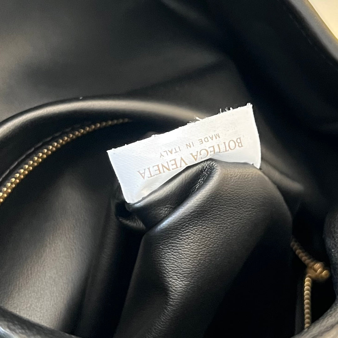 Bottega Veneta Large Hop 54 in Black Lambskin Bag