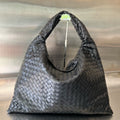 Bottega Veneta Large Hop 54 in Black Lambskin Bag