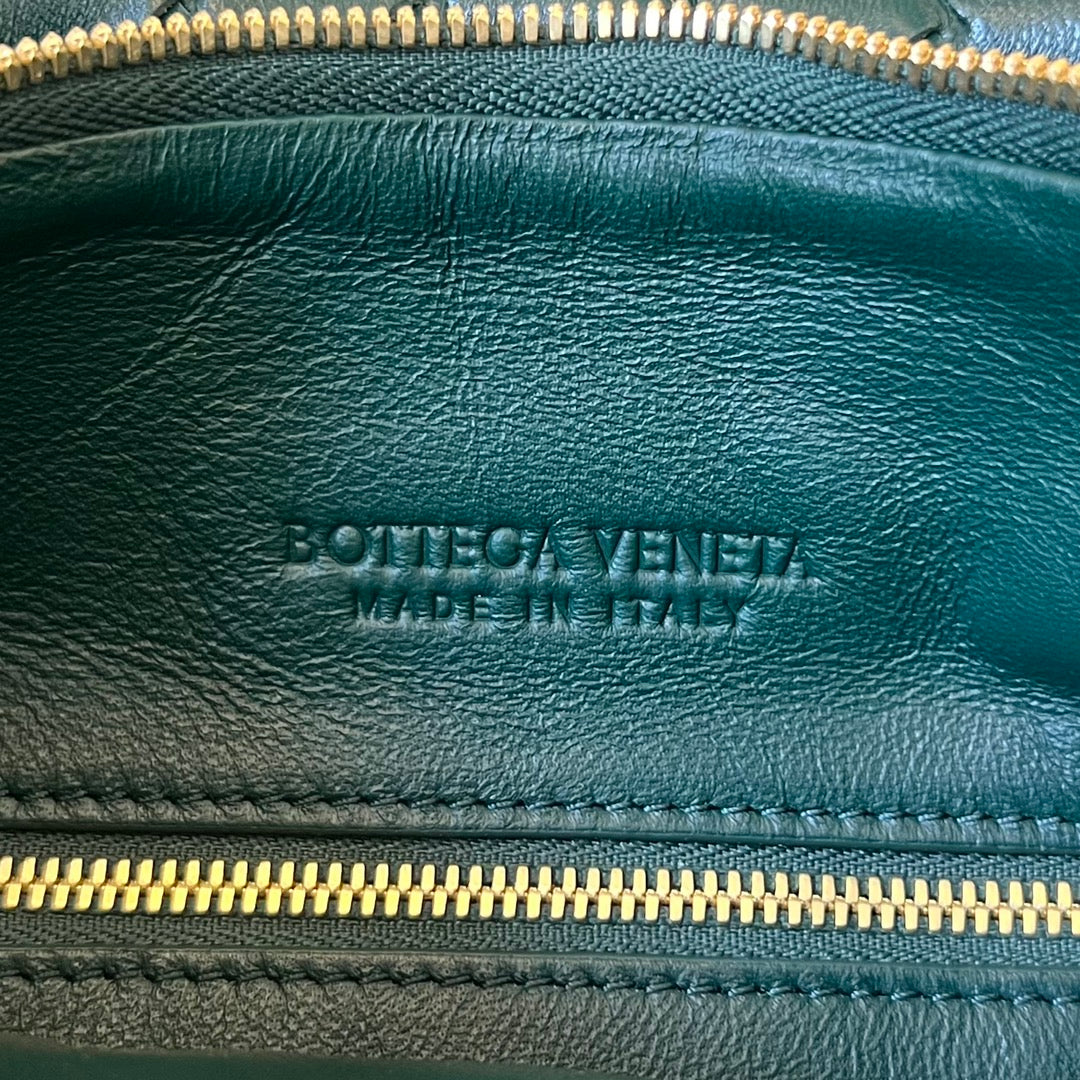 Bottega Veneta Medium Gemelli 36 Dark Green Lambskin Bag