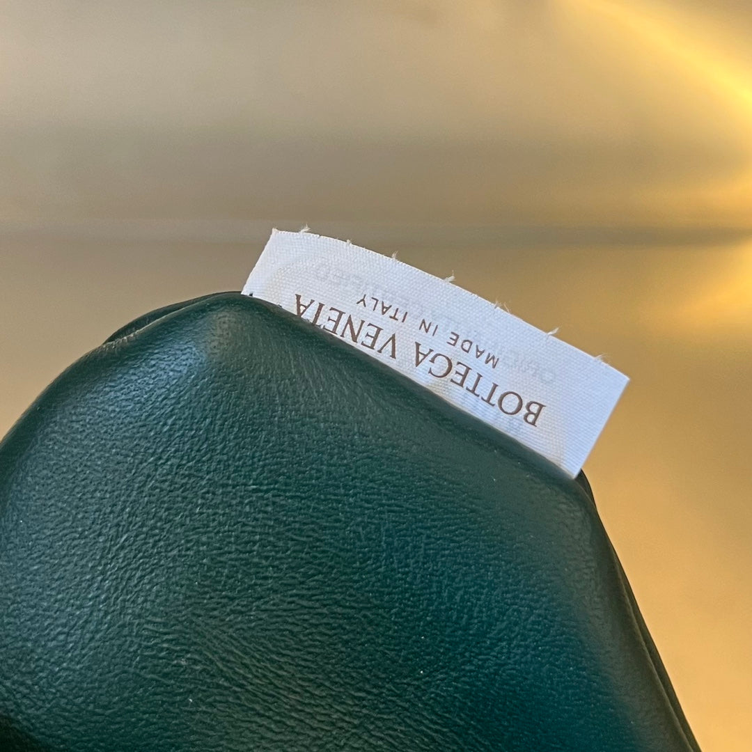 Bottega Veneta Small Gemelli 24 in Dark Green Lambskin Bag