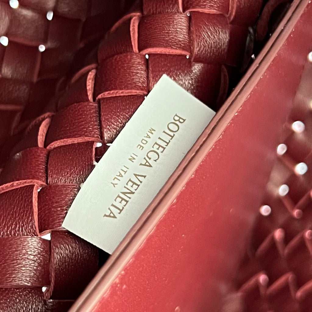 Bottega Veneta Large Cabat 51 in Burgundy Red Lambskin Bag