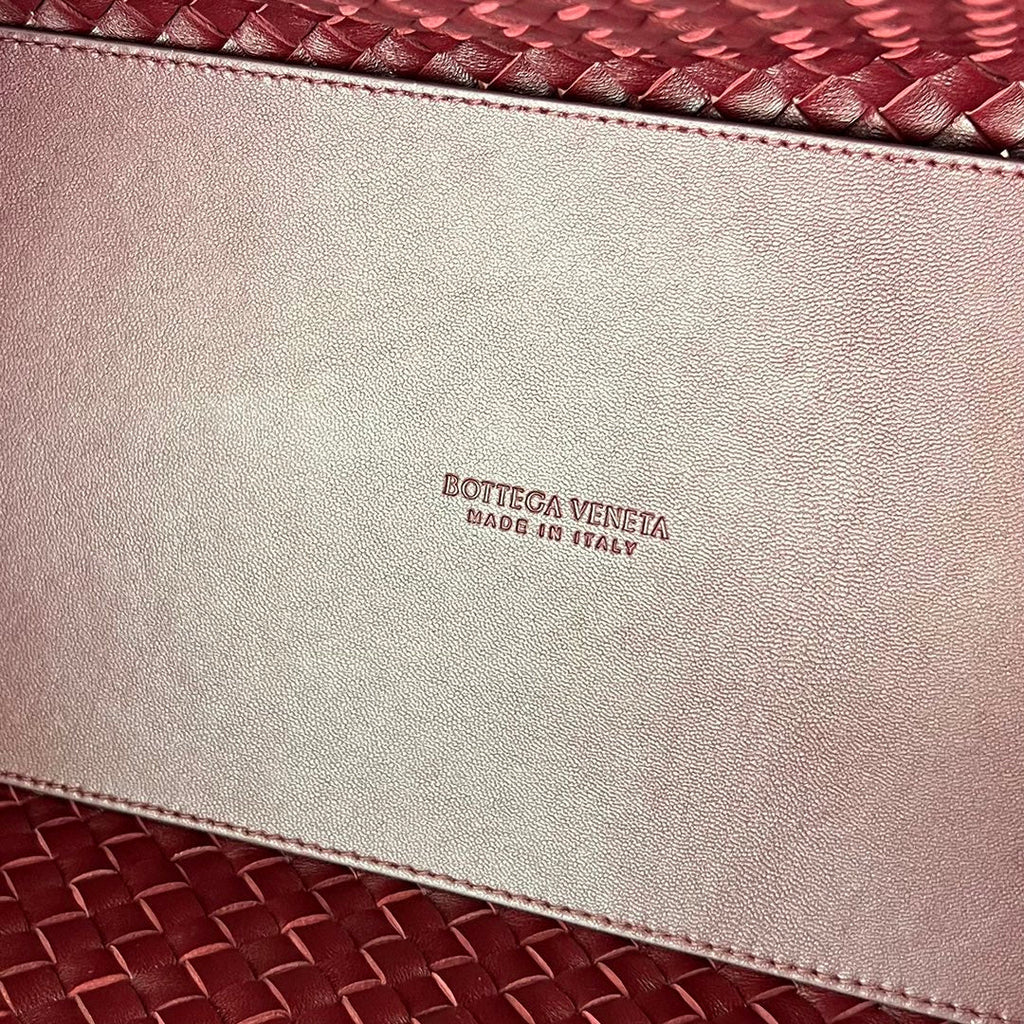 Bottega Veneta Large Cabat 51 in Burgundy Red Lambskin Bag