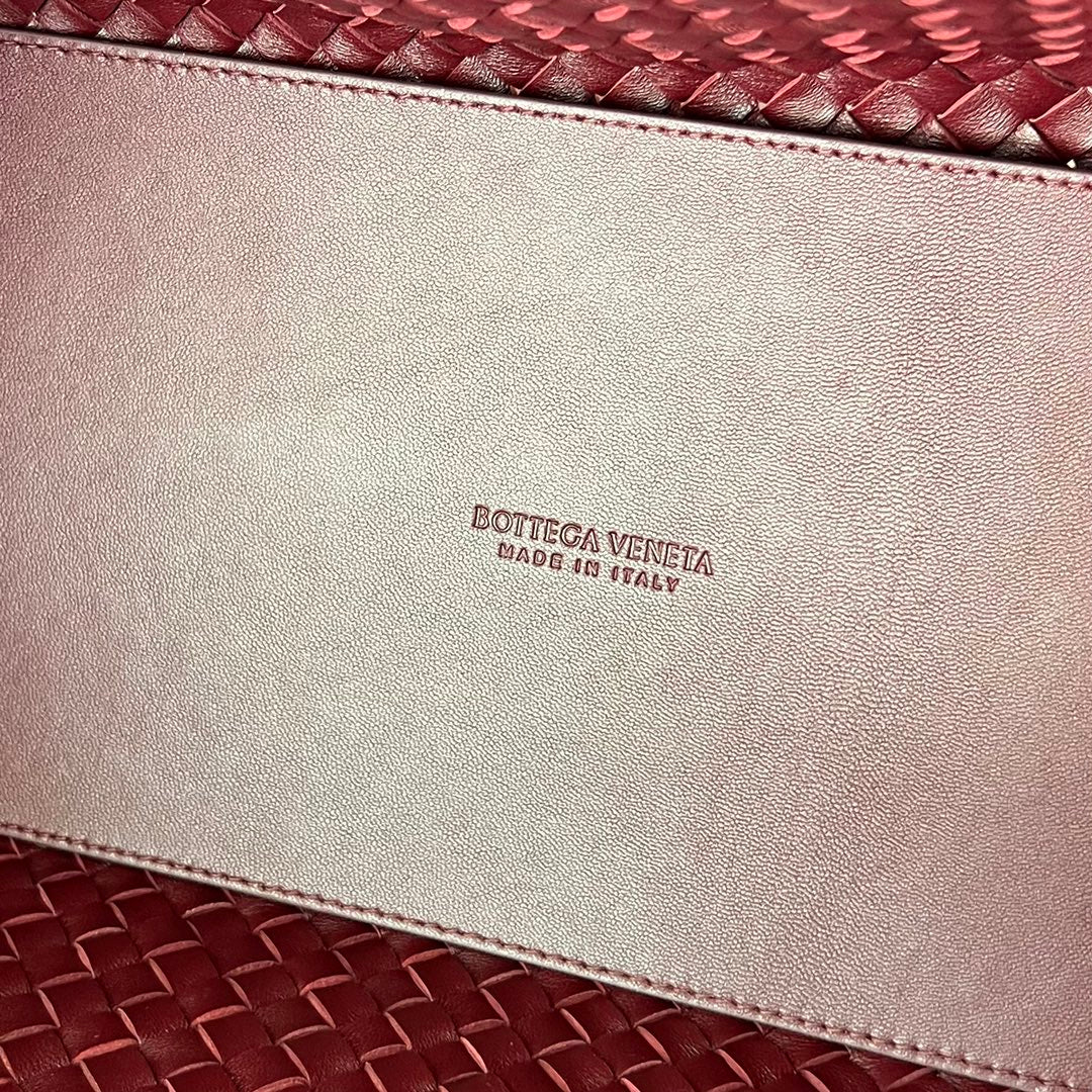 Bottega Veneta Large Cabat 51 in Burgundy Red Lambskin Bag