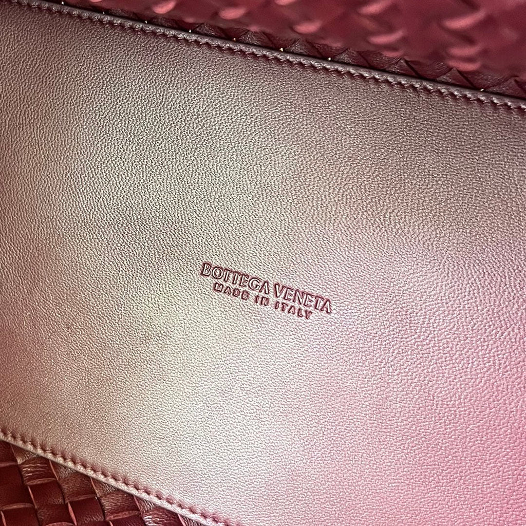 Bottega Veneta Small Cabat 32 in Burgundy Red Lambskin Bag