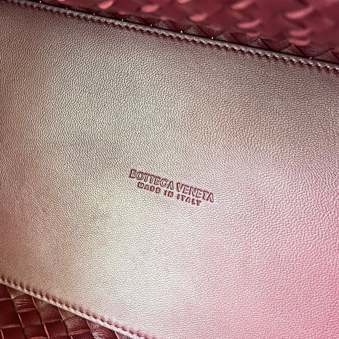Bottega Veneta Small Cabat 32 in Burgundy Red Lambskin Bag