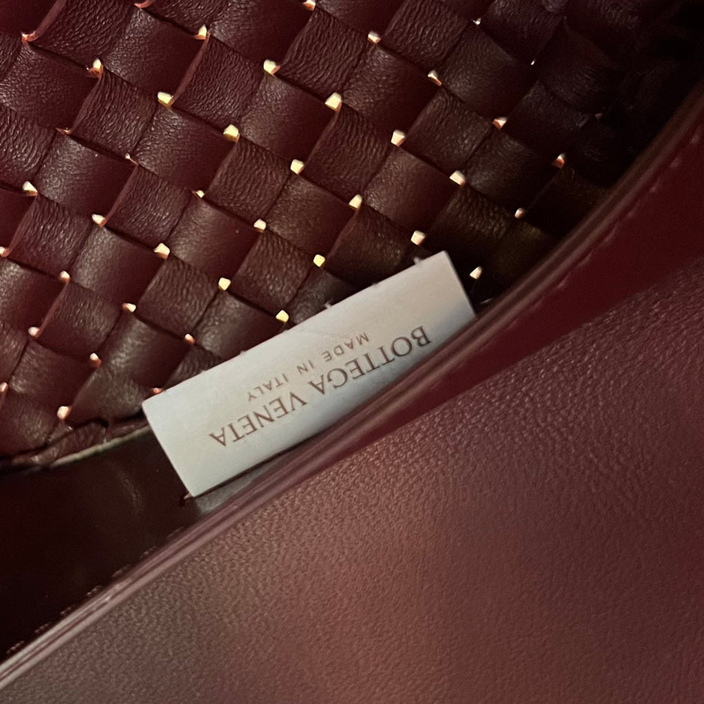 Bottega Veneta Small Cabat 32 in Burgundy Red Lambskin Bag