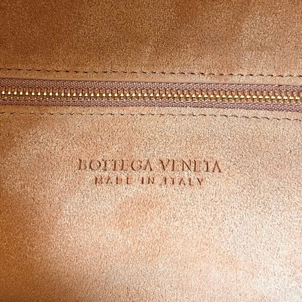 Bottega Veneta Large Hop 54 in Russet Brown Lambskin Bag