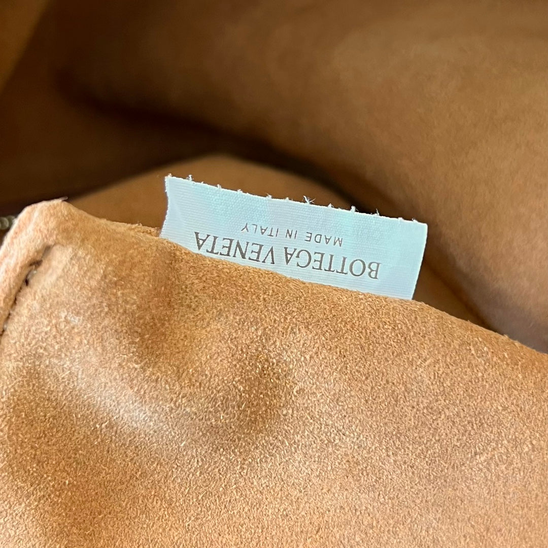 Bottega Veneta Large Hop 54 in Russet Brown Lambskin Bag
