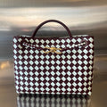Bottega Veneta Medium Andiamo 32 in Red White Calfskin Bag