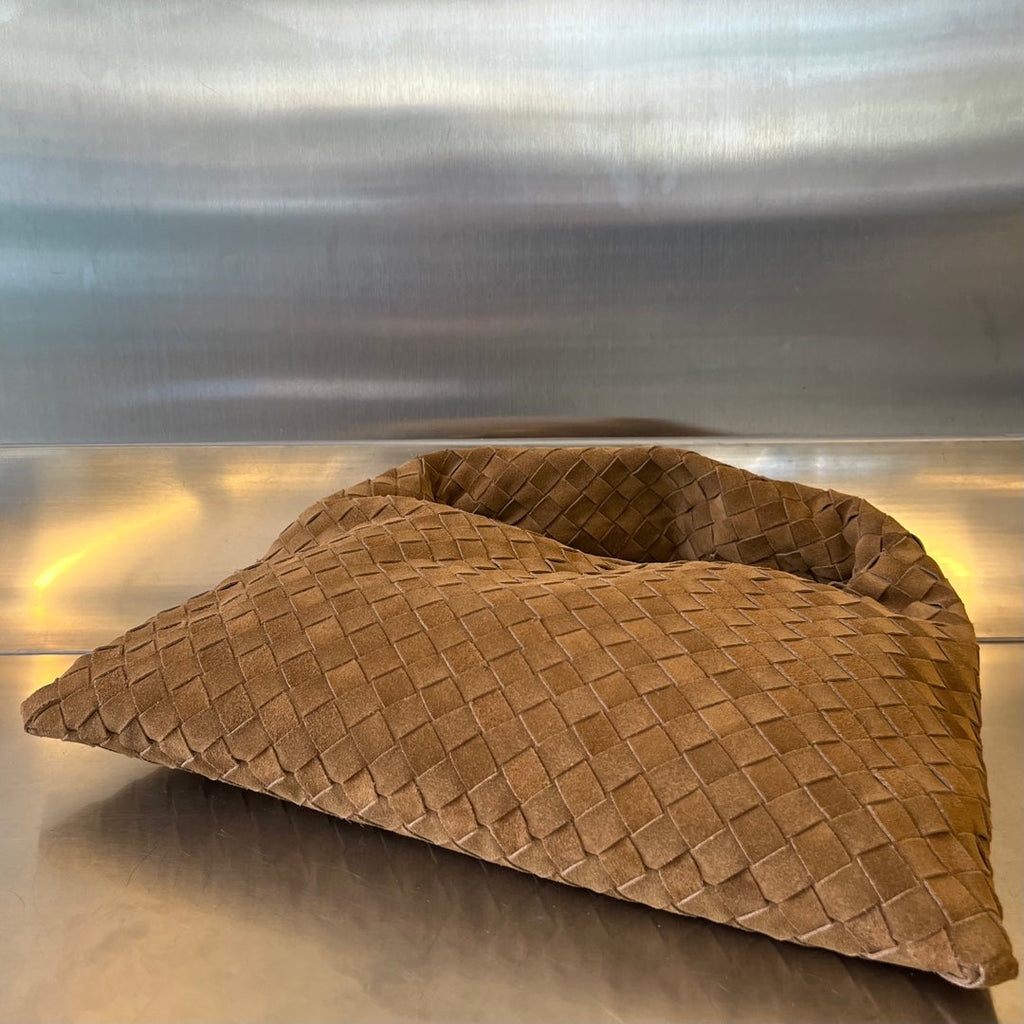 Bottega Veneta Small Hop 40 in Caramel Brown Lambskin Bag