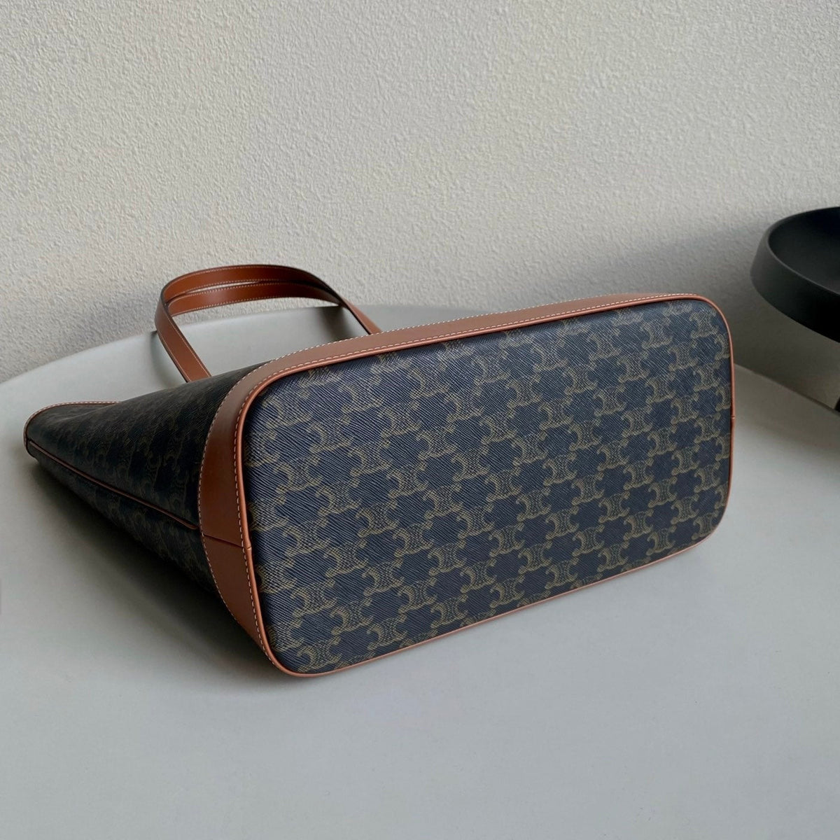 Celine Triomphe 31 Tan Calfskin Bag